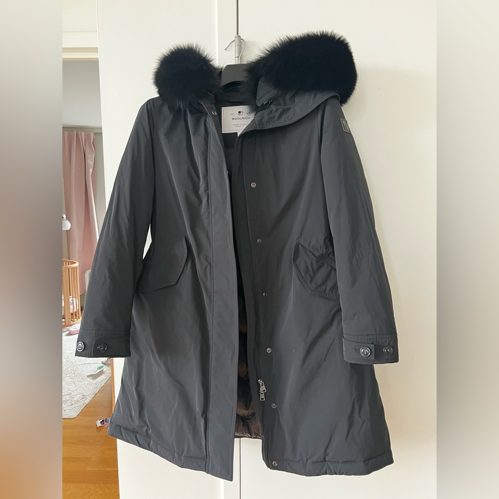 Woolrich Black Parka